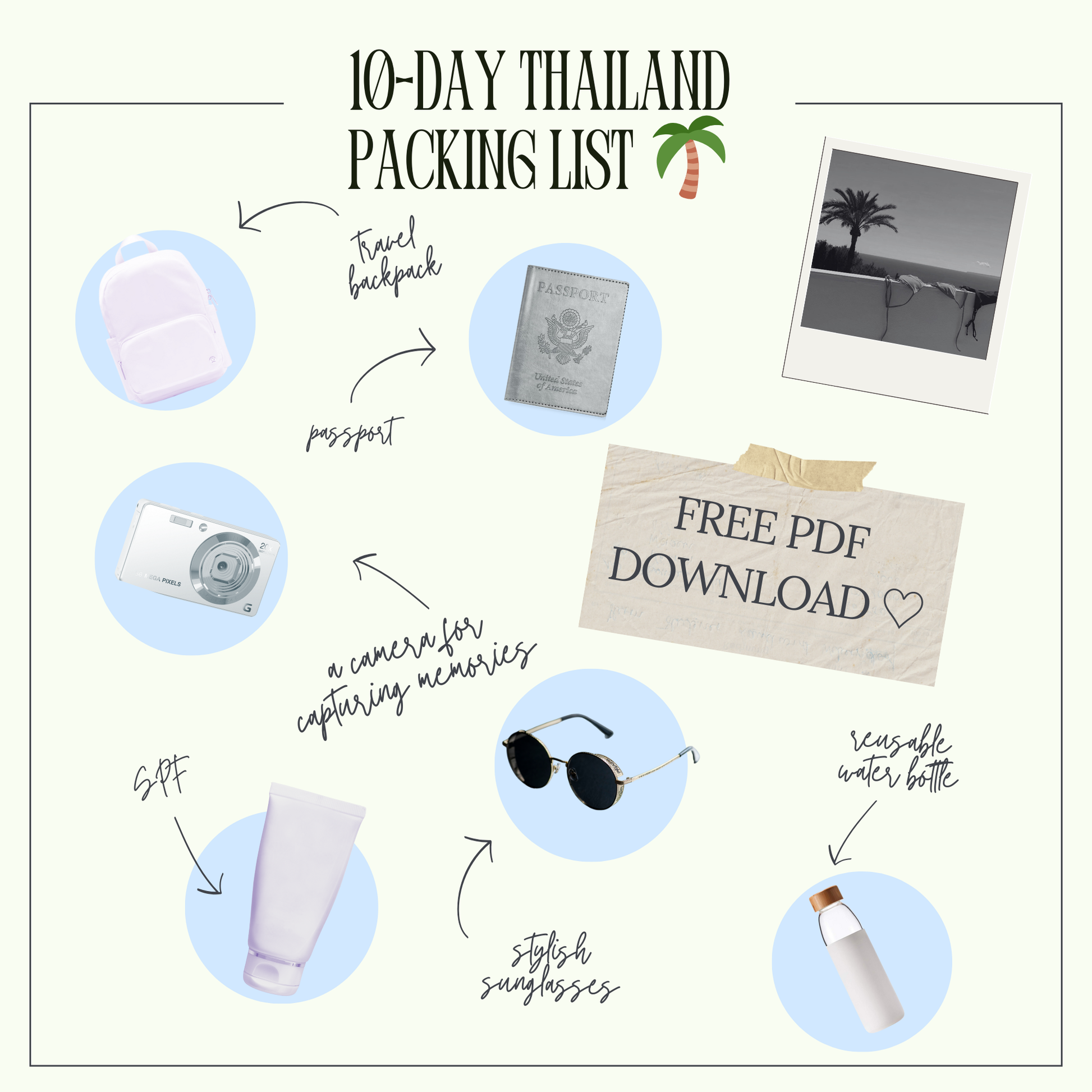Thailand Packing List 🌴